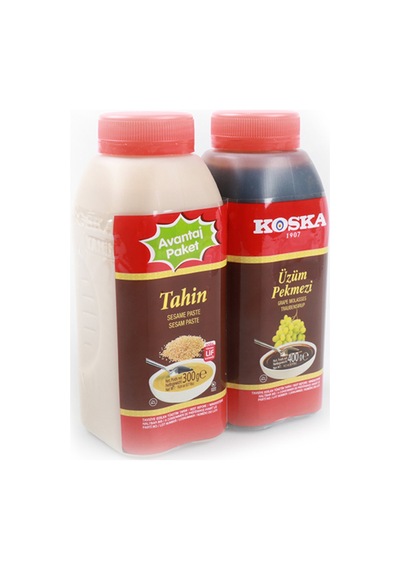 2 Adet Koska Pekmez 400 G + Tahin 300 G Ikili Set
