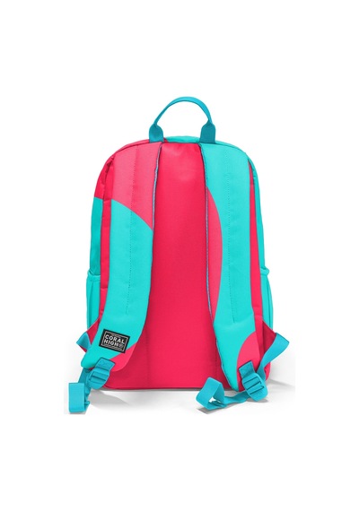 Coral High Neon Mercan Turkuaz Desenli 3 Lü Okul Çanta Seti Set0123685 Mercan