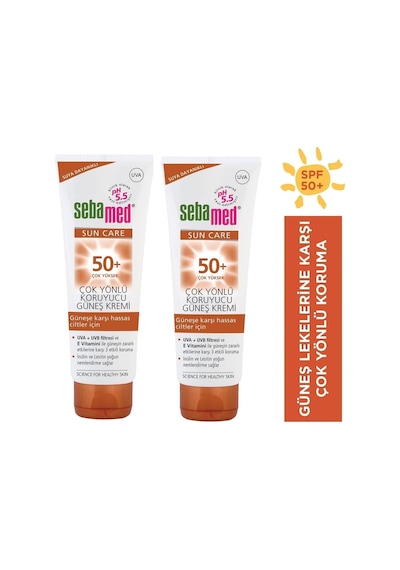 Sun Care Çok Yönlü Koruyucu Güneş Kremi Spf50 75 Ml 2 Adet