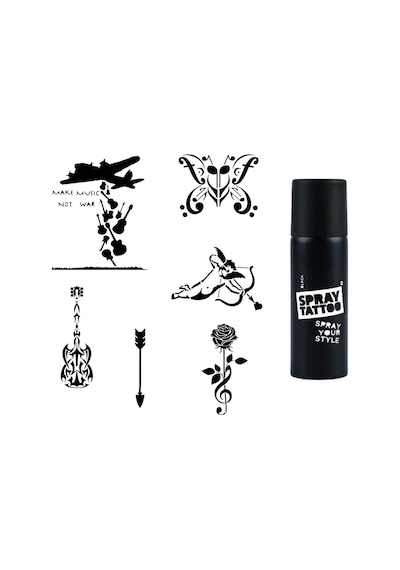 Müzik Hayatttır Spray Tattoo İle Geçici Dövme Yapma Seti