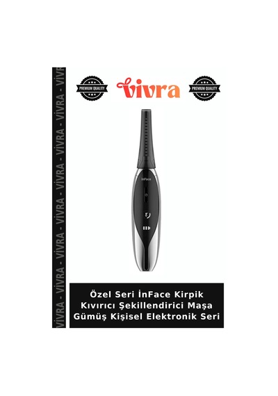 Özel Seri İnface Kirpik Kıvırıcı Şekillendirici Maşa Gümüş Kişisel Elektronik Seri