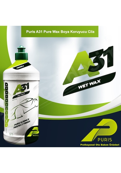 Puris A31 Pure Wax Boya Koruma Özellikli Cila 1 Litre