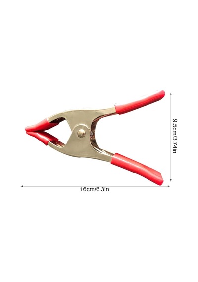 6 Adet Ağır Hizmet Tipi Metal Yaylı Mandal Metal Mengene İşkence Kelepçesi Güçlü Sıkma Kuvvetine Sahip, Pvc Ka