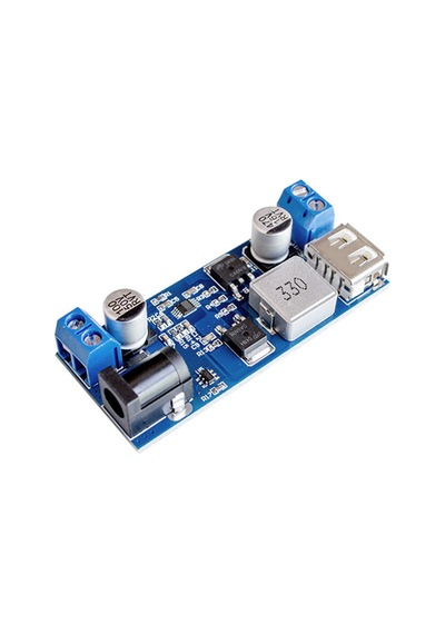 24v/12v - 5v 5a Dc -dc Adım Aşağı Dönüştürücü - Lm2596s Usb Şarj Modülü Güç Kaynağı