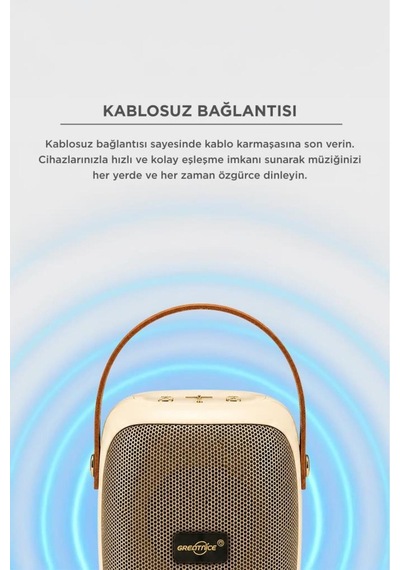 Bluetooth Hoparlör Rgb Işıklı Fm Radyo Kablosuz Taşınabilir Speaker Gts-1679