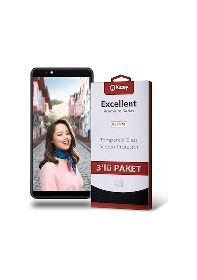 Vestel Uyumlu Venüs Z20 Ekran Koruyucu Cam 3 Adet (532176905)