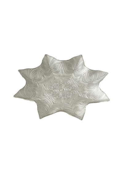 Karaca Home New Year Yılbaşı Angelic Dekoratif Tabak Gümüş