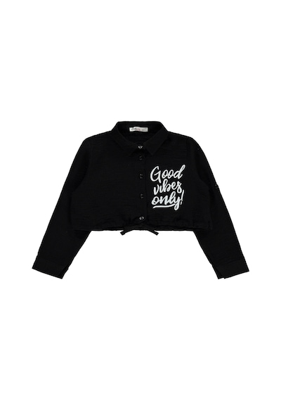 Civil Girls Kız Çocuk Gömlek 6-9 Yaş Siyah 40d57c55524s1 Siyah