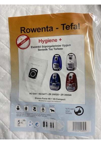 -tefal Süpürge Toz Torbası 10 Adet