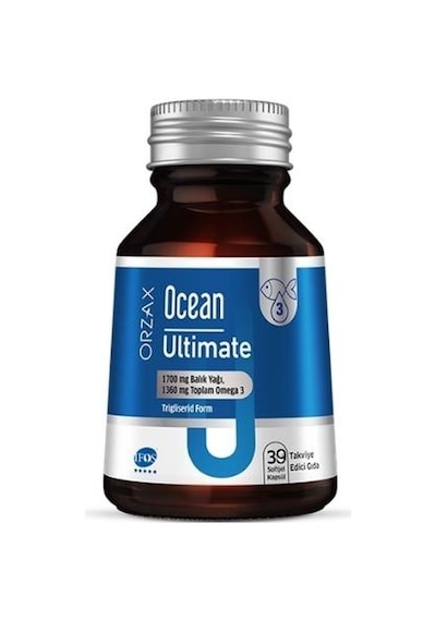 Ocean Ultimate 1700 Mg Balık Yağı 39 Softjel Kapsül