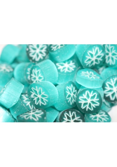 Yılbaşı Özel Kar Tanesi Desenli Lolly Şeker 1000 Gr.
