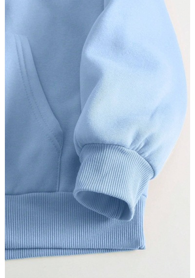 Nope Baskılı Sweatshirt Bebemavi Bebek Mavisi