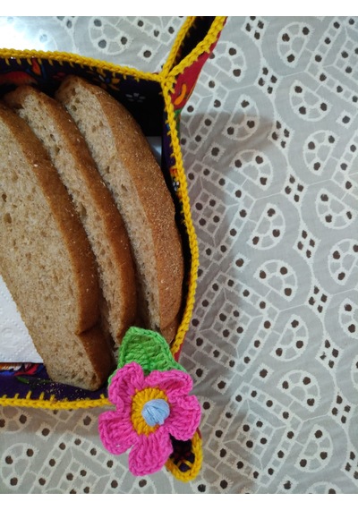 Divitin Ekmek Sepeti Kırmızı - Mor