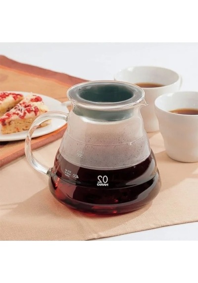 600 Ml Isıya Dayanıklı Cam Kahve Servis Sürahisi