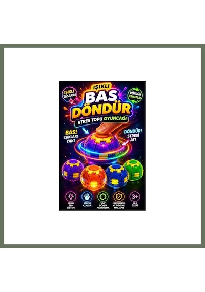 Bezos 0036 Spın Top- Işıklı Bezos1