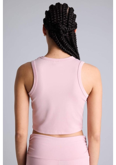 Defacto Crop Top Bisiklet Yaka Sporcu Atlet E7723ax26spbr502 Bordo-br502