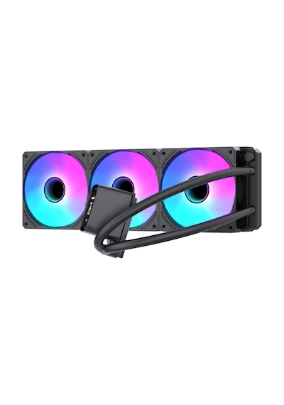 Ng-360c Nitro Cool 360mm Argb Fanlı Derece Göstergeli Sıvı Cpu Soğutucu Siyah
