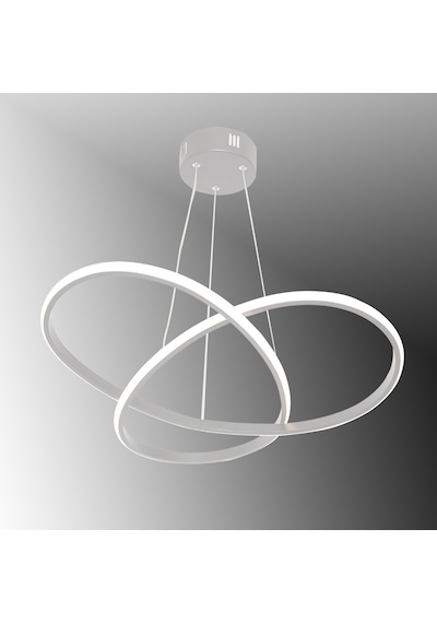 Tt310-by Tt Ayd. Trio Modeli Gün Işığı Mat Beyaz Led Avize Beyaz