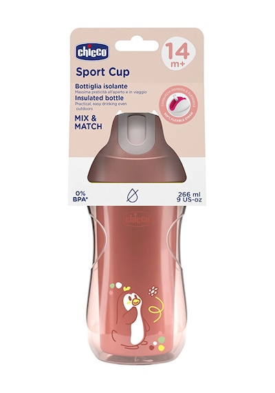 Isı Yalıtımlı Pipetli Su Matarası 14+ Ay 266 Ml Kız 2 Adet Çok Renkli
