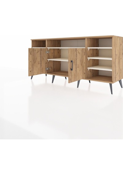 Hyperion Konsol 8 Raflı 2 Kapaklı 176x44x83 Çam-çam/aytaşı Çam/aytaşı Hyperion Konsol 8 Raflı 2 Kapaklı 176x44x83 Çam-çam/aytaşı Çam/aytaşı