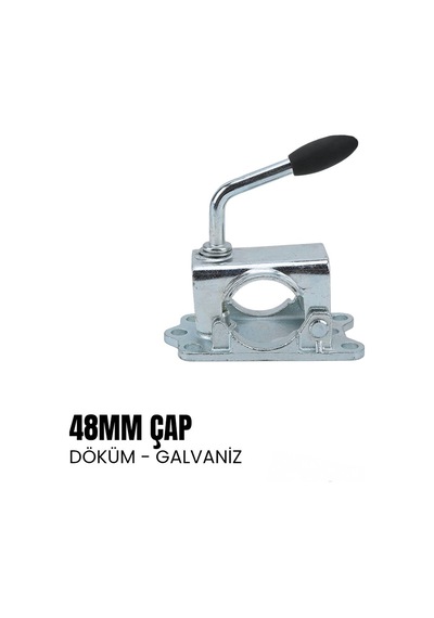 Shuıvan Destek Tekeri Bağlama Kelepçesi 48mm Döküm - Galvaniz-2034
