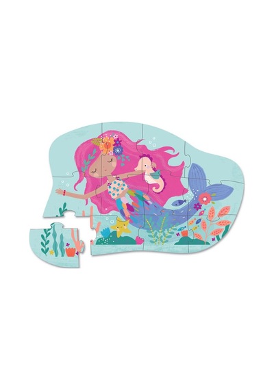 Crocodile Creek Mini Puzzle 12 Parça Mermaid Dreams