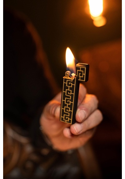 Caka Zen Serisi Benzinli Pirinç Çakmak - Asude Siyah