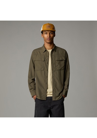 The North Face M L/s Sequoia Shirt Erkek Gömlek-29911 Haki