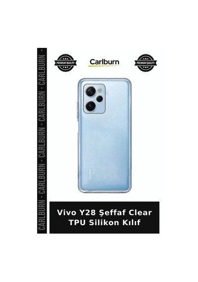 Vivo Y28 Şeffaf Clear Tpu Silikon Kılıf Tasarım Pratik çok renkli