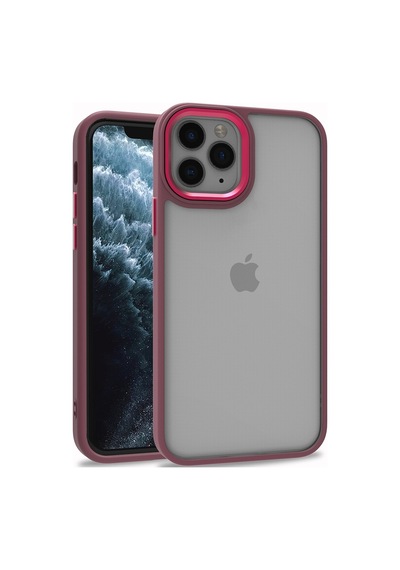 Apple Uyumlu iPhone 11 Pro Renkli Kenarli Parlak Flora Kilif 547924966