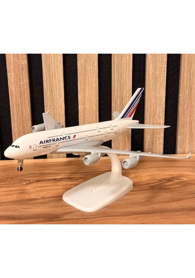 Air France F-hpjh Metal Maket Uçak 24 Cm Koleksiyonluk Model Uçak Ofis Dekorasyonu & Hareketli Tekerlekli