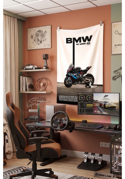 Bmw M1000 Dekoratif Duvar Örtüsü Duvar Halısı Reaste