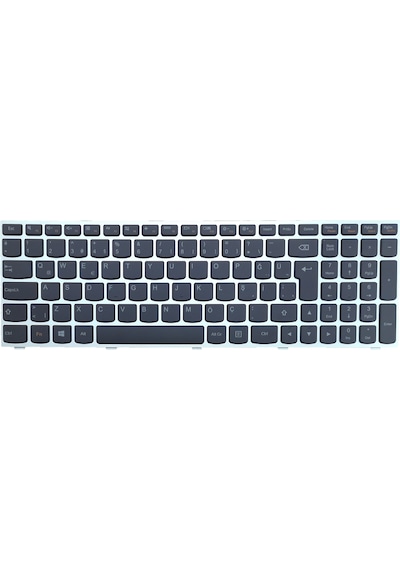 Lenovo Uyumlu B71-80, B7180 Type 80RJ Klavye (Gümüş)
