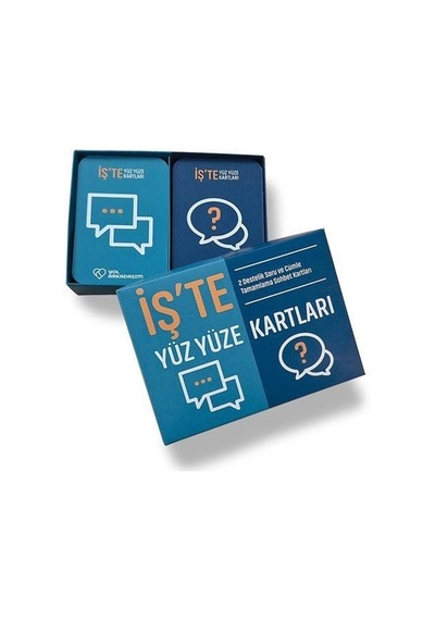 İş'te Yüz Yüze Kartları - 2 Destelik Soru ve Cümle Tamamlama Sohbet Kartları - Feyzan Ökmen - Remzi Kitabevi