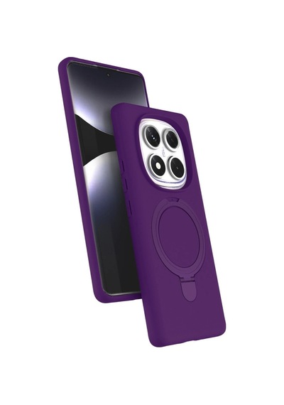 Redmi Note 14 Pro 5g Regal Magsafe Standlı Kapak - Derin Mor İtdark50443