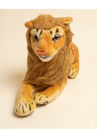 Peluş Aslan 50 Cm Turuncu