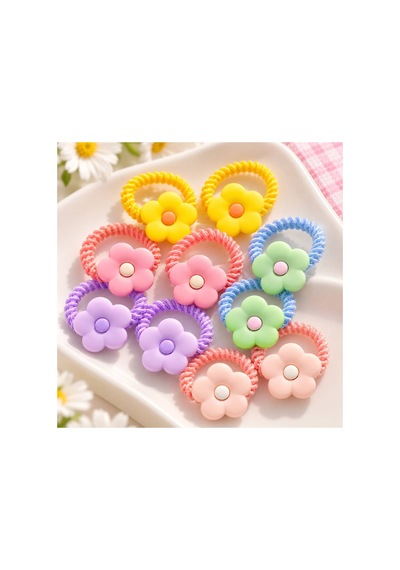 Çiçek Figürlü Mini Çocuk Saç Tokası Seti - Renkli 10 Adet Renkli Çiçek - 255601554 Renkli Çiçek - 255601554 Renkli Çiçek