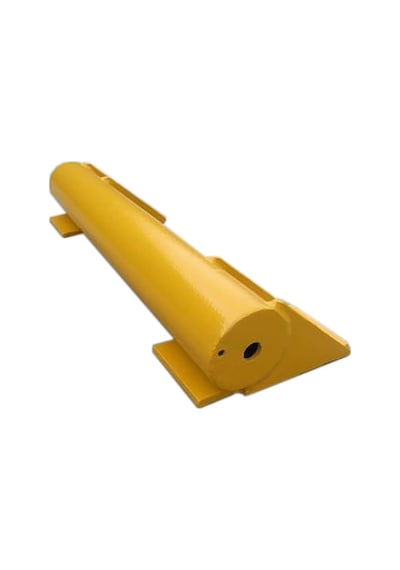Kısa Araç Stoperi Teker Yaslama Bariyeri Park Demiri Otopark Stoperi 50 Cm Ø76mm 3mm