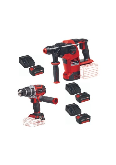 Einhell TP-CD 18/60 Li-i bl HEROCCO 36/28 3x4.0ah Kömürsüz Set