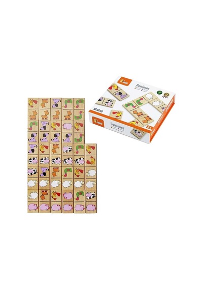 Vigatoys Domino Hayvanlar-28 Parça