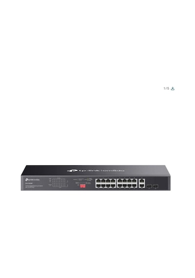 Omada Ds1018gmp 16 Port Gıgabıt 2x1gb Rj45/sfp Combo 250w 250 Metre Poe Mesafe Metal Rackmou-118914