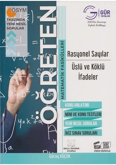 Rasyonel Sayılar Üslü Ve Köklü Sayılar Gür Yayınları