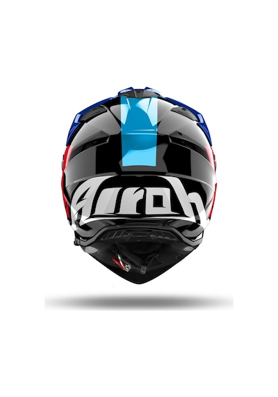Airoh Bandit Tune Blue Red Gloss Kask Mavi - Kırmızı