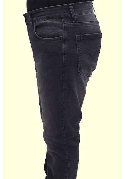 Denim Cartel Dmctekstil Erkek 1002 Yüksek Bel Normal Kesim Boru Paça Jean Pantolon Füme