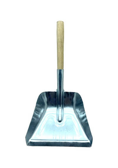 Metal Büyük - Geniş Galvaniz Faraş Kürek Ahşap Saplı 5365