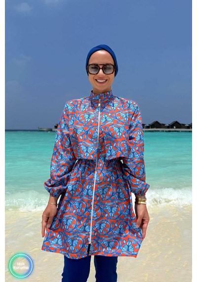 Kahijab Ivy Tesettür Mayo - Saks Mavi Saks Mavi
