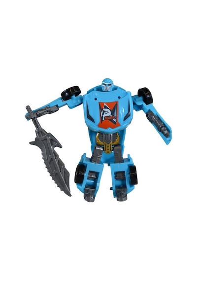 Ctoy Robota Dönüşebilen Araba Mavi Gri