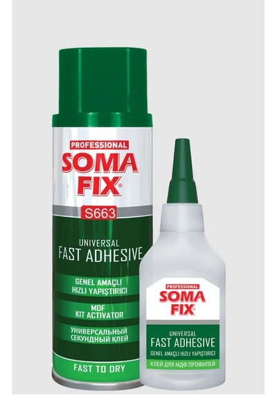 Somafix Genel Amaçlı 200 Ml Mdf Hızlı Yapıştırıcı Cam Porselen Me