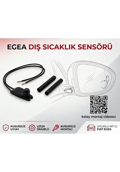 Aft 735646188 Ayna Dış Sıcaklık Isı Sensörü Müşiri Fıat Egea 735705166-735646188-735709861 -