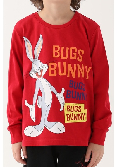 Looney Tunes L1611-3 Çocuk  Kırmızı Pijama